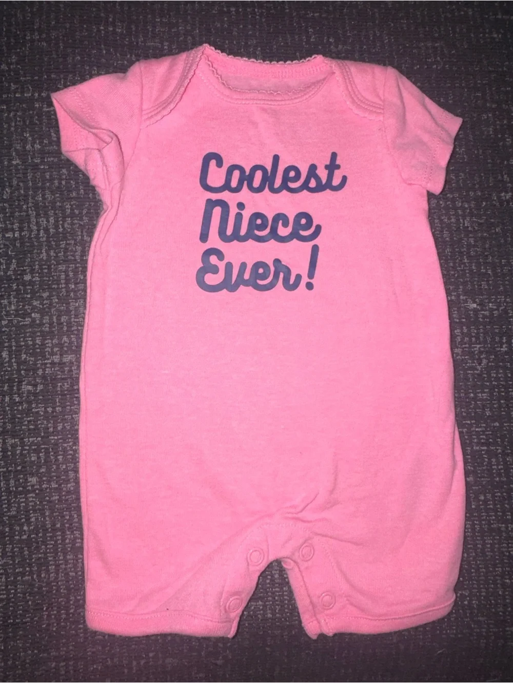 Carter's Black Baby One-Piece with Gold 'Girl Boss' Graphic